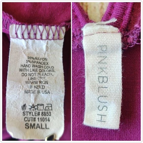 PinkBlush Purple Lace Sleeve Maternity Maxi Dress sz S - Picture 10 of 11